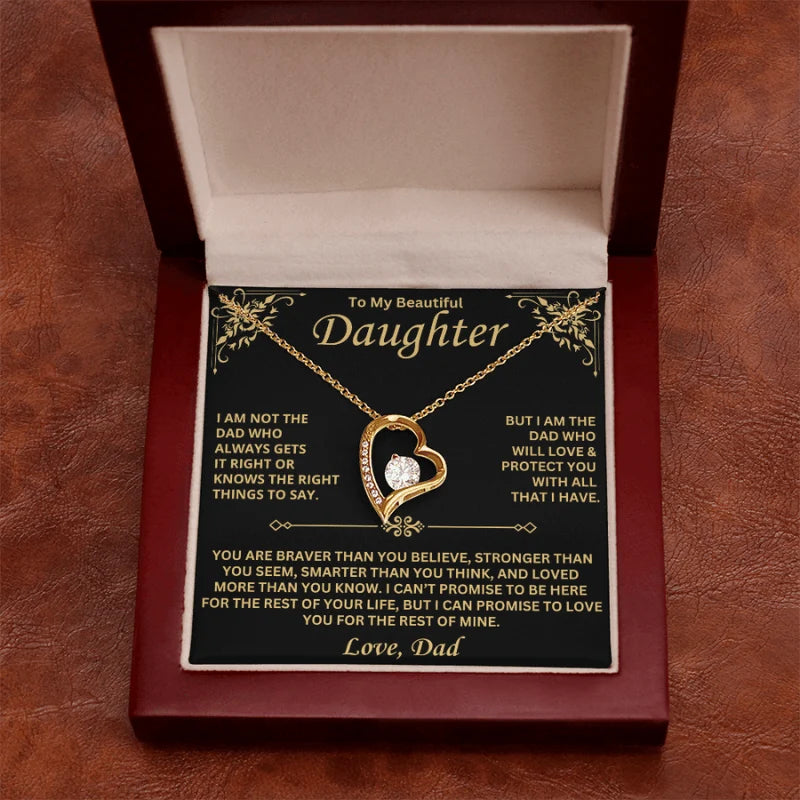 To My Daughter - A Heart Of Love From Dad